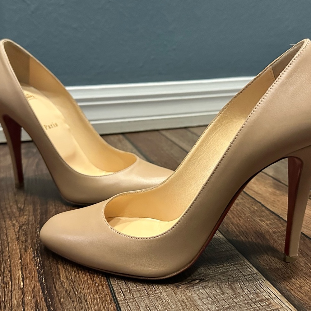 christian louboutin size 41 (US size 9) tan - Picture 6 of 11